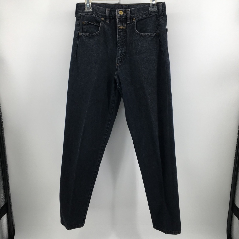 Marithe Francois Girbaud Womens Jeans 11/12 Black Vintage High Waisted Tapered